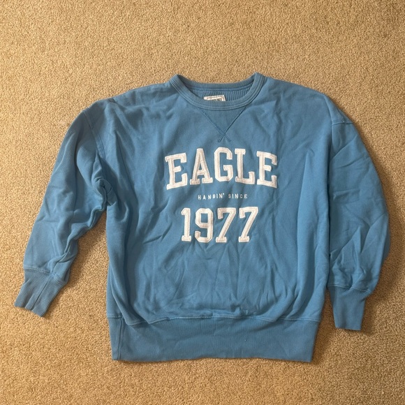 American Eagle Graphic 1977 Crew Sweatshirt, Size XS - Picture 2 of 5